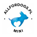 All For Dogs Mini Zestaw dla psa MORO zielone, granatowe i żółte grochy Rozm. M