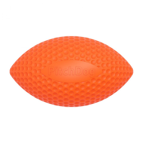 PitchDog Piłka Rugby do aportowania śr. 9 cm, dł. 14 cm Orange PitchDog Piłka Rugby do aportowania śr. 9 cm, dł. 14 cm Orange