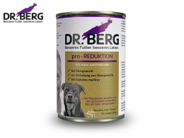 Dr BERG Pro-REDUKTION kurczak z pasternakiem 400g dla psów z nadwagą