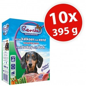 Renske Dog fresh meat - świeże mięso indyk i kaczka dla psów 10x395 g Renske Dog fresh meat - świeże mięso indyk i kaczka dla psów 10x395 g