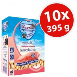 Renske Dog fresh salmon - świeży łosoś bez zbóż dla psów 10x395 g