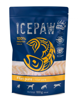 ICEPAW Dog High Premium Filet Pure filet z dorsza 100g