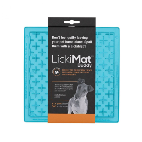 Mata Lickimat BUDDY dla psów 20x20 Turkusowa Mata Lickimat BUDDY dla psów 20x20 Turkusowa