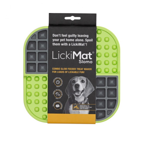 Mata Lickimat SLOMO dla psów Zielony Mata Lickimat SLOMO dla psów Zielony
