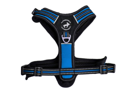 All For Dogs 3x-Sportowe szelki dla psa rozm. XS Niebieskie All For Dogs 3x-Sportowe szelki dla psa rozm. XS Niebieskie