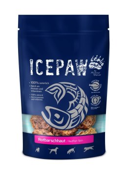 ICEPAW Rotbarschhaut - przysmaki z karmazyna dla psów 100 g