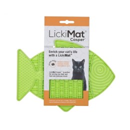 Mata Lickimat CASPER dla kotów zielona