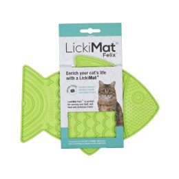 Mata Lickimat FELIX dla kotów zielona
