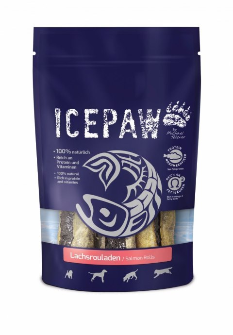 ICEPAW Lachsrouladen roladki do żucia dla psów - łosoś i wołowina 3 szt. ICEPAW Lachsrouladen roladki do żucia dla psów - łosoś i wołowina 3 szt.