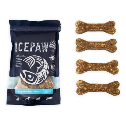 ICEPAW Welpenkauknochen gryzaki ze skór dla szczeniąt i dorosłych psów 4 szt. ICEPAW Welpenkauknochen gryzaki ze skór dla szczeniąt i dorosłych psów 4 szt.