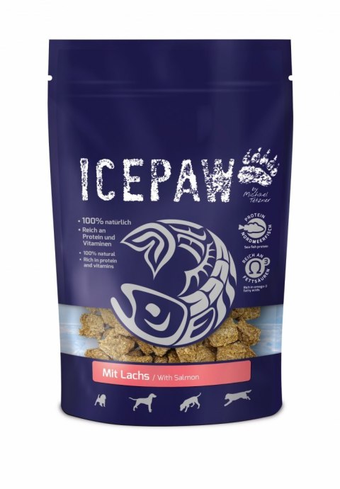 ICEPAW mit Lachs- przysmaki z białych ryb i łososia 150g ICEPAW mit Lachs- przysmaki z białych ryb i łososia 150g