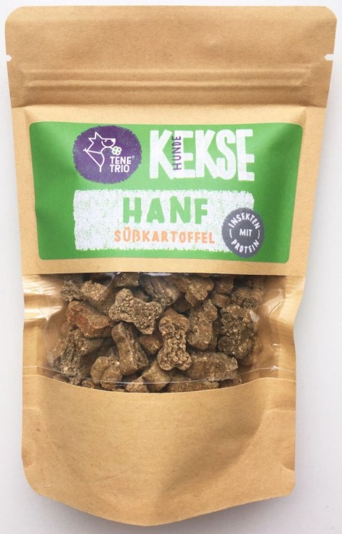 Tenetrio Hundekekse Hanf Süsskartoffel - ciasteczka z owadami, batatami i konopiami (100g) Tenetrio Hundekekse Hanf Süsskartoffel - ciasteczka z owadami, batatami i konopiami (100g)