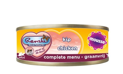 Renske Cat kurczak - mus dla kota 70g Renske Cat kurczak - mus dla kota 70g