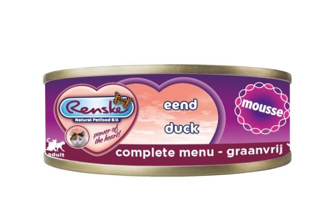 Renske Cat kaczka - mus dla kota 70g Renske Cat kaczka - mus dla kota 70g