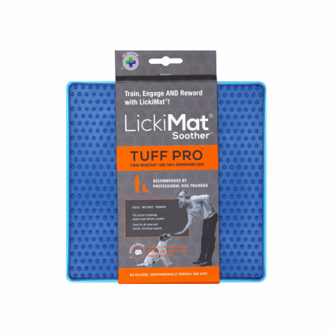 Mata LickiMat SOOTHER TUFF PRO niebieska 20x20 Mata LickiMat SOOTHER TUFF PRO niebieska 20x20