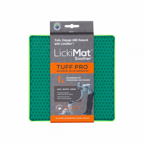 Mata LickiMat SOOTHER TUFF PRO zielona 20x20 Mata LickiMat SOOTHER TUFF PRO zielona 20x20