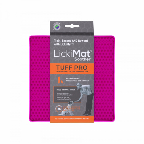 Mata LickiMat SOOTHER TUFF PRO różowa 20x20