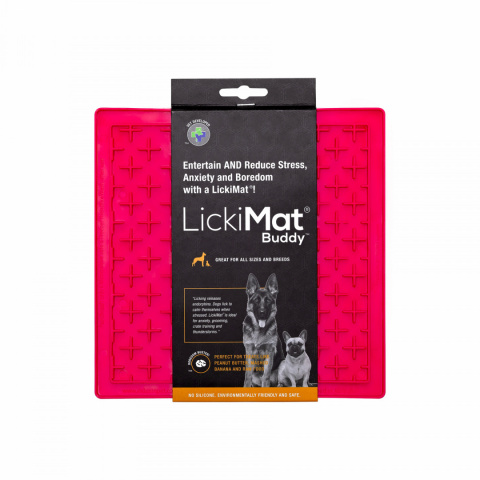 Mata Lickimat BUDDY dla psów różowa Mata Lickimat BUDDY dla psów różowa