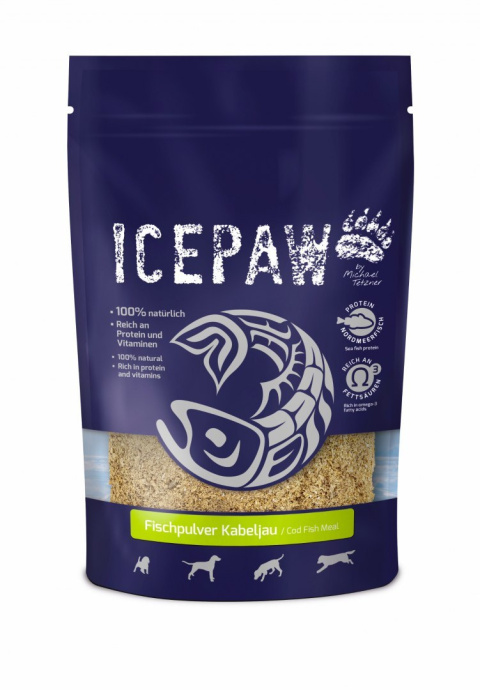 ICEPAW Fischpulver suszony dorsz dla psów 200g ICEPAW Fischpulver suszony dorsz dla psów 200g