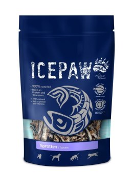 ICEPAW suszone szprotki - przysmak dla kotów 125g