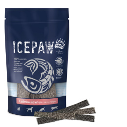 ICEPAW Lachskaustreifen - przysmaki z łososia dla psów 15 szt.