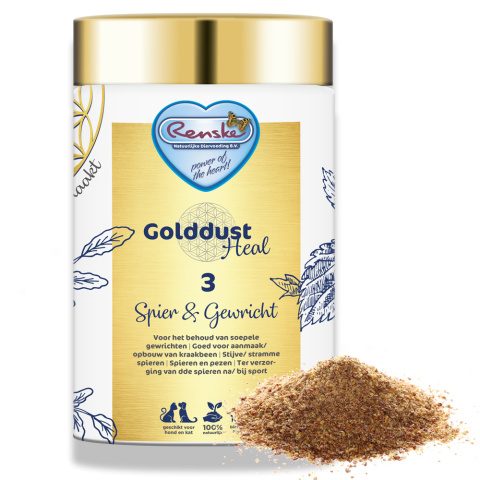 RENSKE GOLDDUST HEAL 3 Mięśnie i Stawy – poprawa funkcjonowania stawów i zmniejszenie stanów bólowych 250g RENSKE GOLDDUST HEAL 3 Mięśnie i Stawy – poprawa funkcjonowania stawów i zmniejszenie stanów bólowych 250g