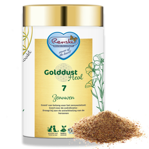 RENSKE GOLDDUST HEAL 7 – układ nerwowy – wsparcie funkcjonowania układu nerwowego i pracy mózgu 250g RENSKE GOLDDUST HEAL 7 – układ nerwowy – wsparcie funkcjonowania układu nerwowego i pracy mózgu 250g