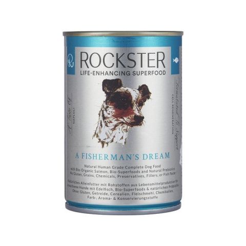 Rockster A fisherman's dream - BIO łosoś, kalmary i małże 400g Rockster A fisherman's dream - BIO łosoś, kalmary i małże 400g