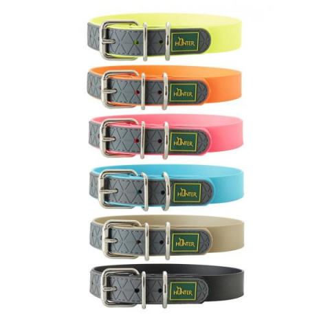 HUNTER obroża CONVENIENCE żółty NEON r. 35 XS HUNTER obroża CONVENIENCE żółty NEON r. 35 XS