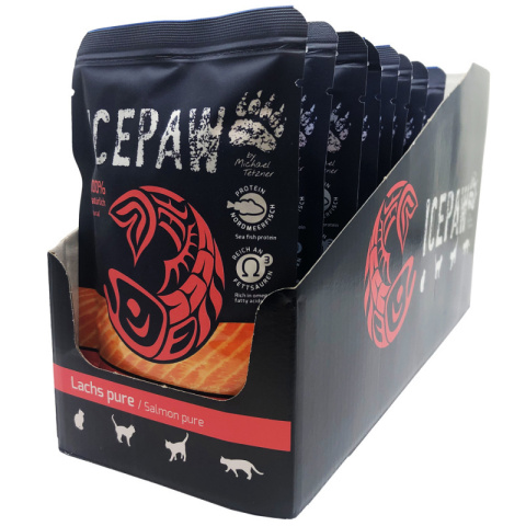 ICEPAW Cat Lachs pure - łosoś dla kotów 85g x 12 op. ICEPAW Cat Lachs pure - łosoś dla kotów 85g x 12 op.