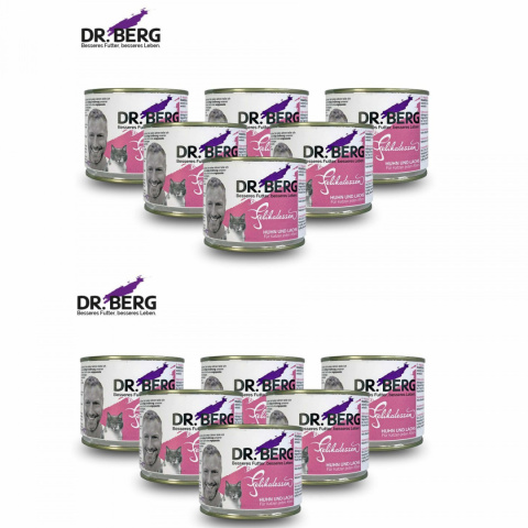 DR. BERG Felikatessen kurczak i łosoś 12x200g DR. BERG Felikatessen kurczak i łosoś 12x200g