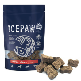 ICEPAW Vet Line Sensitive - Cranberry Bones – przysmaki z żurawiną i kaolinitem 200g