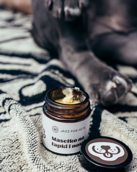 JAZZ FOR PETS MASEŁKO Z CBD NA ŁAPKI I NOSEK 30 ml JAZZ FOR PETS MASEŁKO Z CBD NA ŁAPKI I NOSEK 30 ml