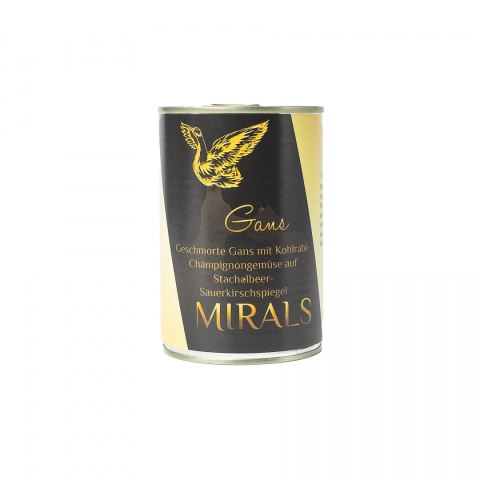 MIRALS Gans - duszona gęś z kalarepą 400g