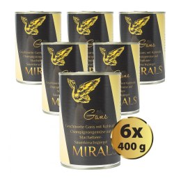 MIRALS Gans - duszona gęś z kalarepą i pieczarkami z sosem agrestowo-wiśniowym 6 szt. x 400g