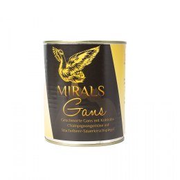 MIRALS Gans - duszona gęś z kalarepą i pieczarkami z sosem agrestowo-wiśniowym 800g