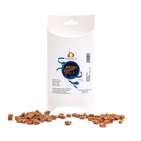 MIRALS Lachs Snack - przysmaki treningowe z mięsa łososia 100g MIRALS Lachs Snack - przysmaki treningowe z mięsa łososia 100g