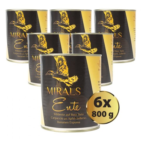 MIRALS Wildente - Kaczka z wolnego wybiegu na carpaccio z buraków z pianką jabłkowo-selerowo-bananową 6 szt.x 800g MIRALS Wildente - Kaczka z wolnego wybiegu na carpaccio z buraków z pianką jabłkowo-selerowo-bananową 6 szt.x 800g