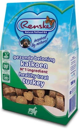 Renske HealthyTreat Turkey - ciasteczka z indykiem dla psów 150g