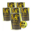 MIRALS Huhn - delikatny kurczak na puree z marchwi i botwinką i chutneyem z mango i malin 400g x 6 szt.