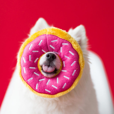 ZIPPY PAWS PLUSZOWY DONUTZ 18cm Truskawkowy Pączek dla psa ZIPPY PAWS PLUSZOWY DONUTZ 18cm Truskawkowy Pączek dla psa