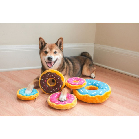 ZIPPY PAWS PLUSZOWY DONUTZ JUMBO 27cm Borówkowy Pączek dla psa ZIPPY PAWS PLUSZOWY DONUTZ JUMBO 27cm Borówkowy Pączek dla psa