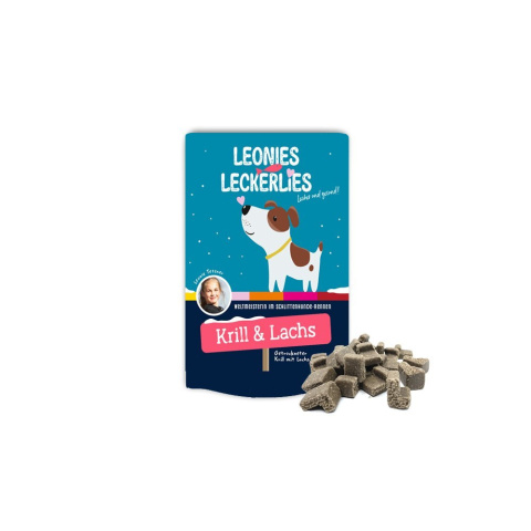 ICEPAW LEONIES Treats Krill Salmon przysmaki z łososiem i krylem 125g