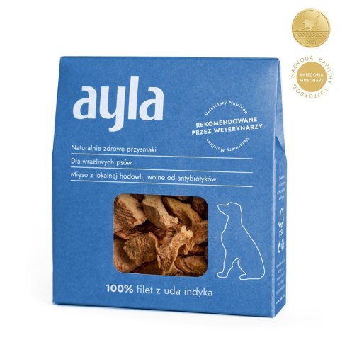 AYLA filet z uda indyka - liofilizowane przysmaki dla psa 28g AYLA filet z uda indyka - liofilizowane przysmaki dla psa 28g