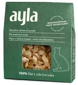 AYLA filet z uda kurczaka - liofilizowane przysmaki dla kota 28g AYLA filet z uda kurczaka - liofilizowane przysmaki dla kota 28g