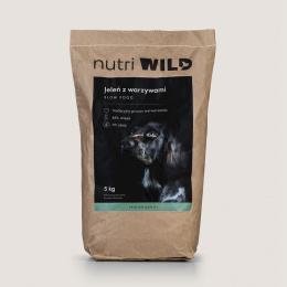 Nutri WILD Karma SLOW FOOD Jeleń z warzywami 5 kg