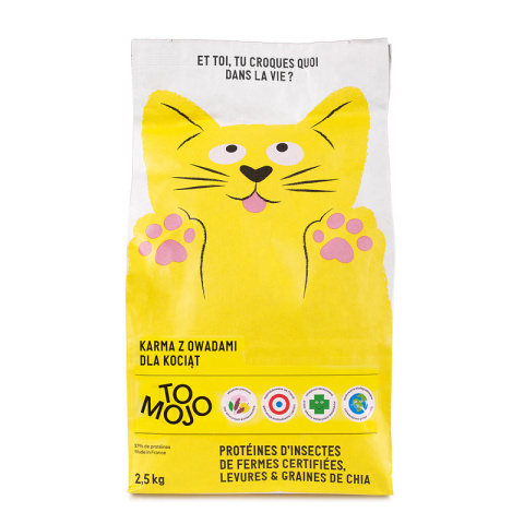 TOMOJO Junior karma z białka owadów dla kociąt 2,5kg TOMOJO Junior karma z białka owadów dla kociąt 2,5kg
