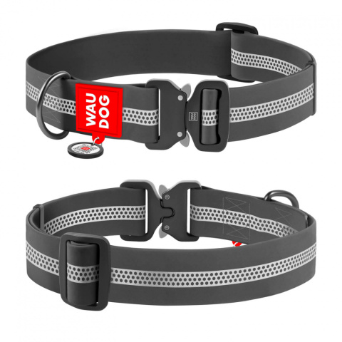 WAUDOG Waterproof Obroża odblaskowa 43-70/4 cm XXL WAUDOG Waterproof Obroża odblaskowa 43-70/4 cm XXL