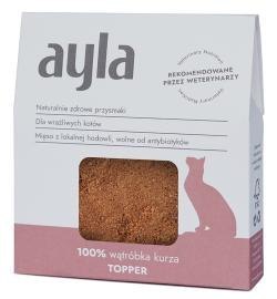 AYLA Wątróbki kurze - topper - liofilizowany dosmaczacz dla kota (28g) AYLA Wątróbki kurze - topper - liofilizowany dosmaczacz dla kota (28g)