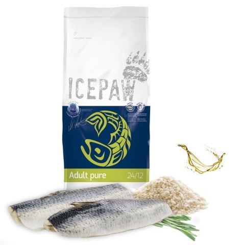 ICEPAW Adult Pure śledż karma dla dorosłych psów 14 kg